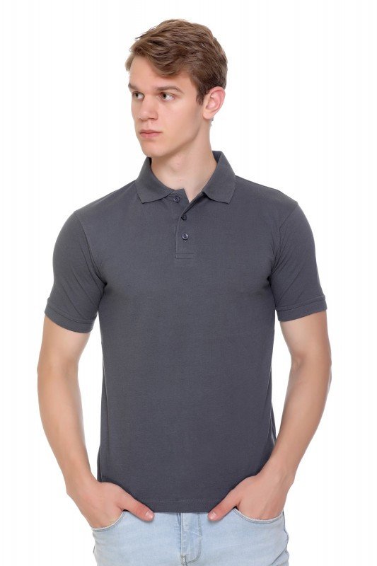 Pikmee Fast tees Steel Grey polo t shirt